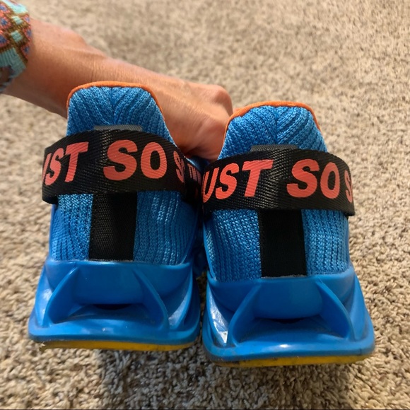 just so so Shoes Just So So Shoes Blue Orange Mens 95 Poshmark